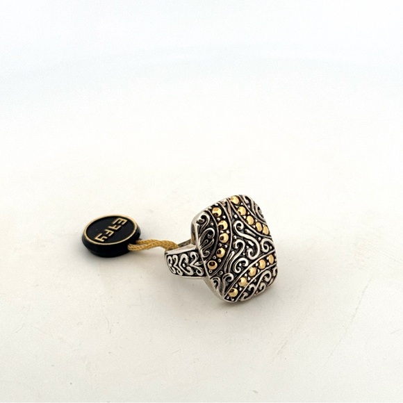 EFFY 18K gold and 925 Sterling silver ring with tags - Picture 12 of 12